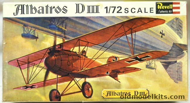 Revell 1/72 Albatros D-III - Great Britain Issue, H629 plastic model kit